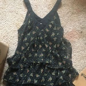 Flowy summer floral top